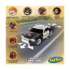 Automóvil de policía para niños KidiRace con control_3