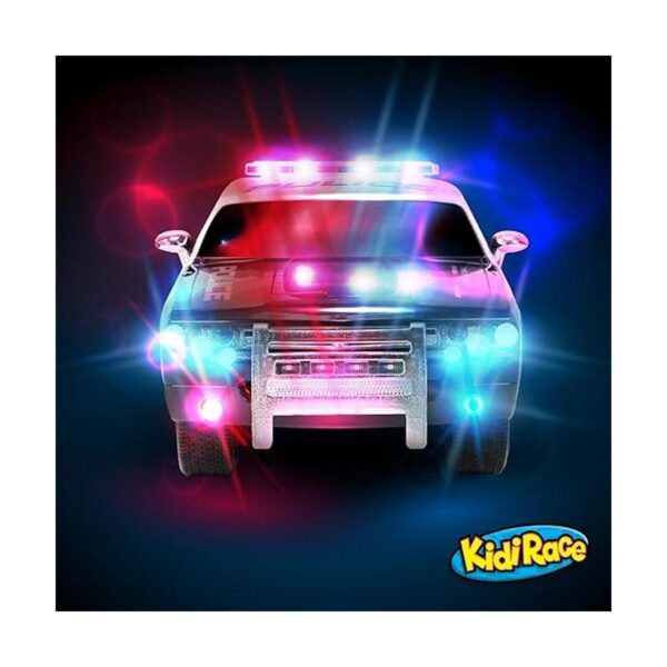 Automóvil de policía para niños KidiRace con control_4