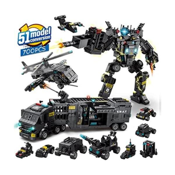 Bloques de construcción de robot STEM 51 en 1 para niños_1