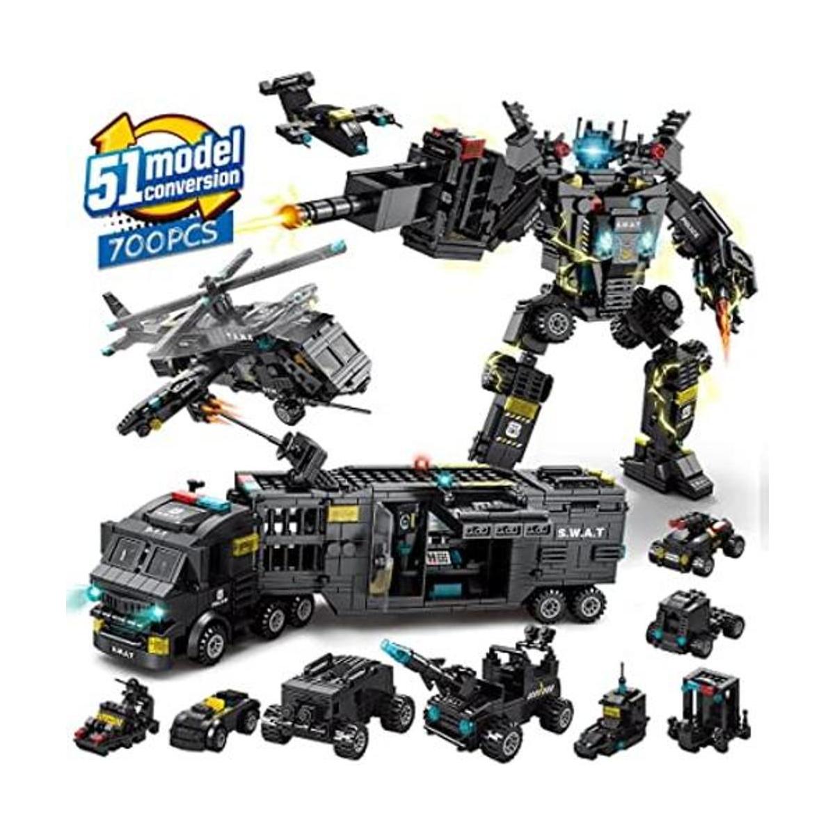Bloques de construcción de robot STEM 51 en 1 para niños
