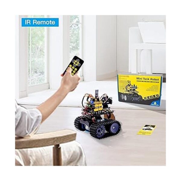 KEYESTUDIO Mini Tank Robot V2 Smart Car Kit para Arduino_2