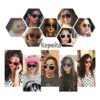 Lentes de sol de corazón para mujeres y hombres_2