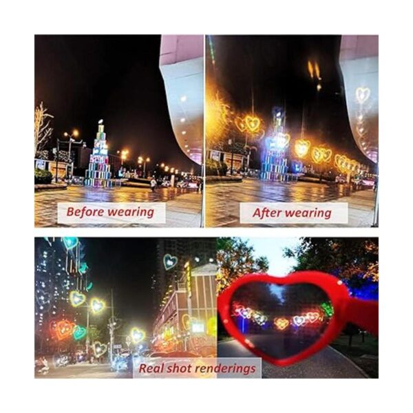 Lentes de sol de corazón para mujeres y hombres_6