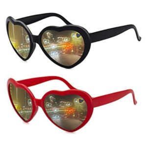 Lentes de sol de corazón para mujeres y hombres_1