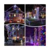 kemooie 500 luces LED de Navidad 164 pies 8 modos de
