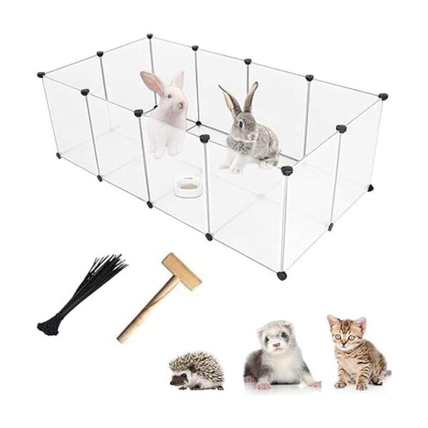 kathson Plastic Small Pet PlaypenPortable Bunny_1