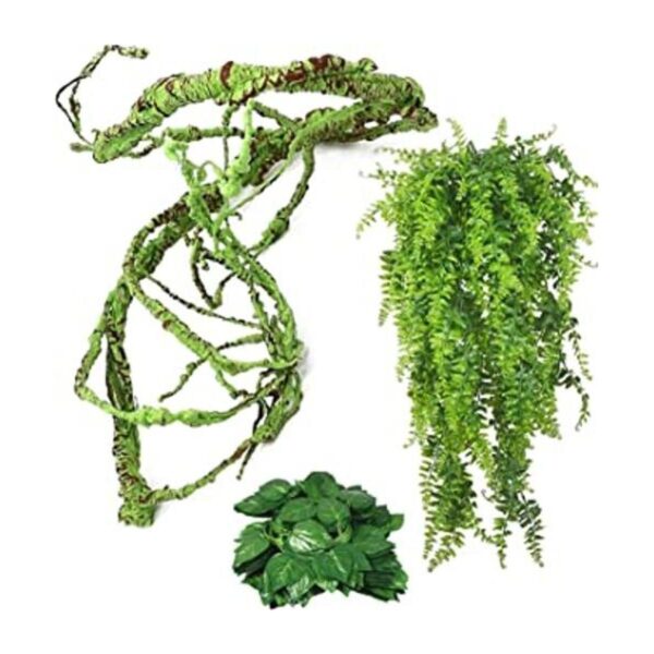 kathson Plantas de vides de reptiles flexibles y flexibles