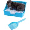 Caja de arena para conejos bandeja de entrenamiento para_1