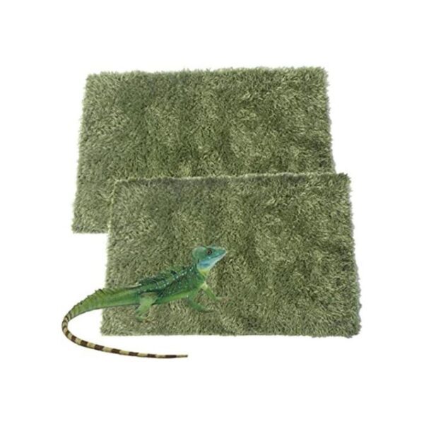 kathson 2 PCS Reptile Carpet Mat Terrarium Bedding_1