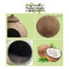 kathson Nido de pájaro de concha de coco natural casa