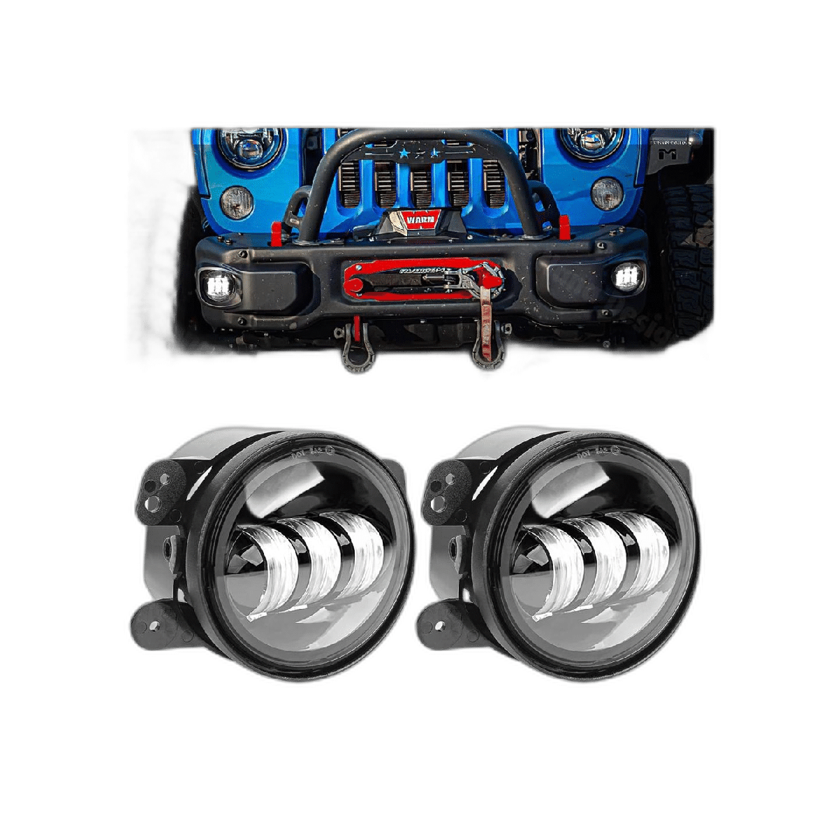 Repuestos de luces antiniebla LED de 4 pulgadas