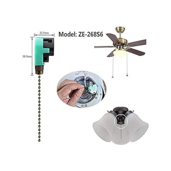 Interruptor de ventilador de techo de 3 velocidades_2