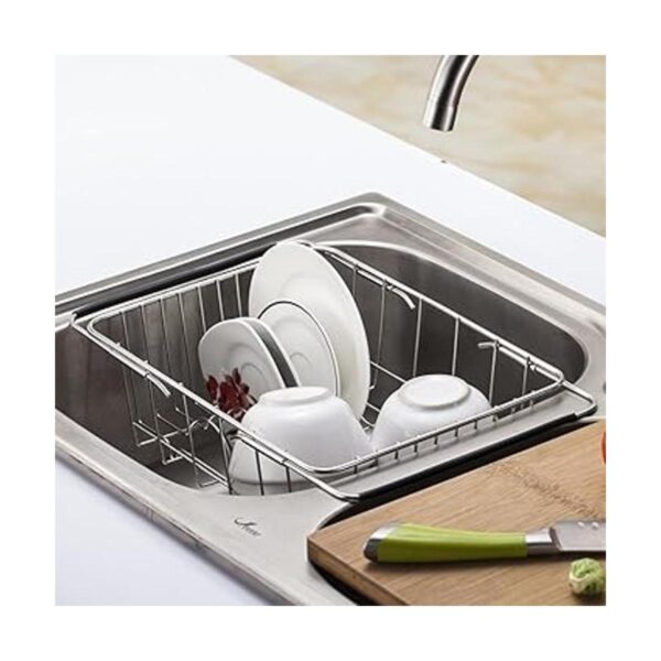 kaileyouxiangongsi Escurridor de platos ajustable de acero_3