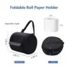 Soporte para papel higiénico colgante impermeable a