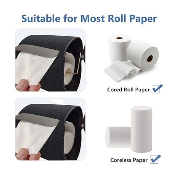 Soporte para papel higiénico colgante impermeable a