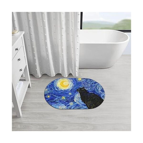 Tapete de baño para gatos Galaxy Alfombra de tierra de