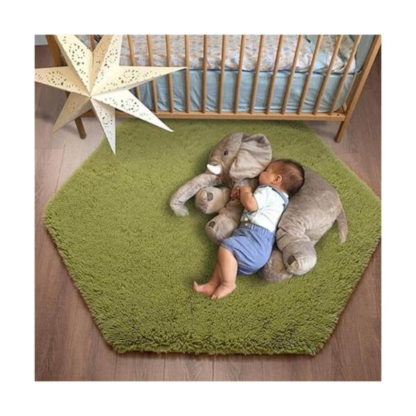 Junovo Alfombra ultra suave para cuarto de bebé