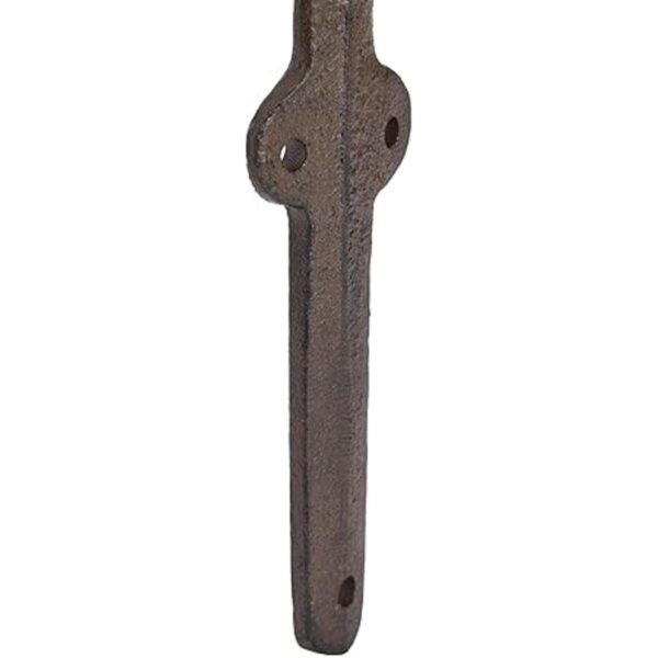 Juvale Timbre de puerta de hierro fundido rústico con