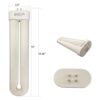 Bombilla de repuesto BF150 12 pulgadas 40 W compatible_2