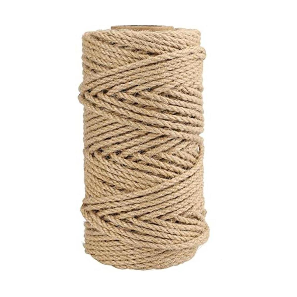 Cuerda de yute de 0.164 pulgadas cuerda de yute fuerte y