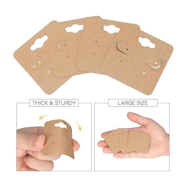 Tarjetas de arete 200 tarjetas de papel en blanco con 6_3