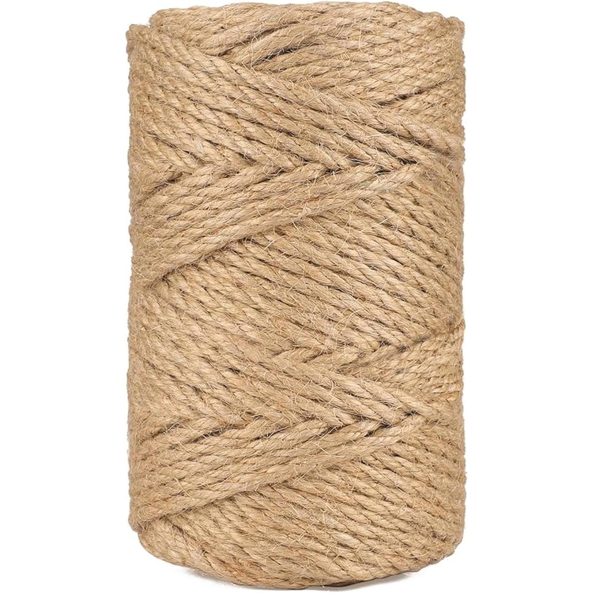 Cuerda de yute de 0.197 in cuerda de yute fuerte y