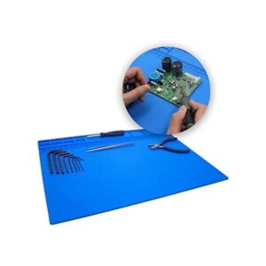 Alfombrilla de soldadura grande de silicona resistente al