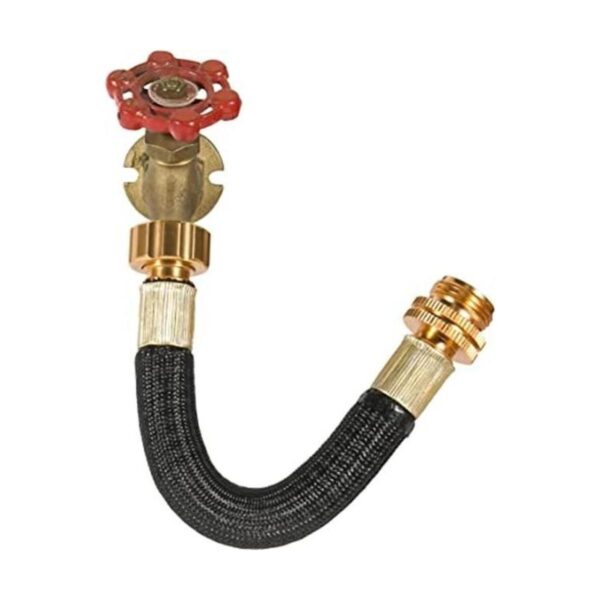Boersite Adaptador de manguera de jardín flexible de 0.8