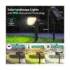 Jior 32 luces solares LED 2 en 1 para exteriores_5
