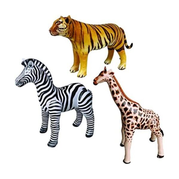 Jet Creations Safari Paquete de 3 animales de peluche