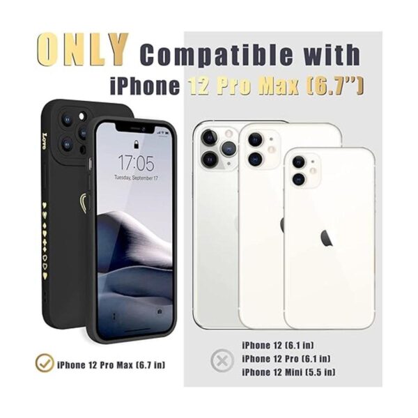 Teageo Funda compatible con iPhone 12 Pro Max de 6.7_2