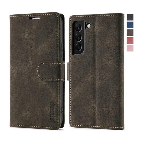 Funda para Samsung Galaxy S22 5G funda tipo cartera para_1