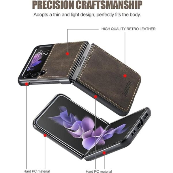Funda de piel para Samsung Galaxy Z Flip 3 5G Galaxy Z_5