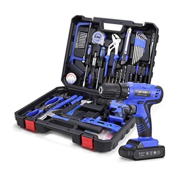 jarowl Kit combinado de herramientas eléctricas azules con_1