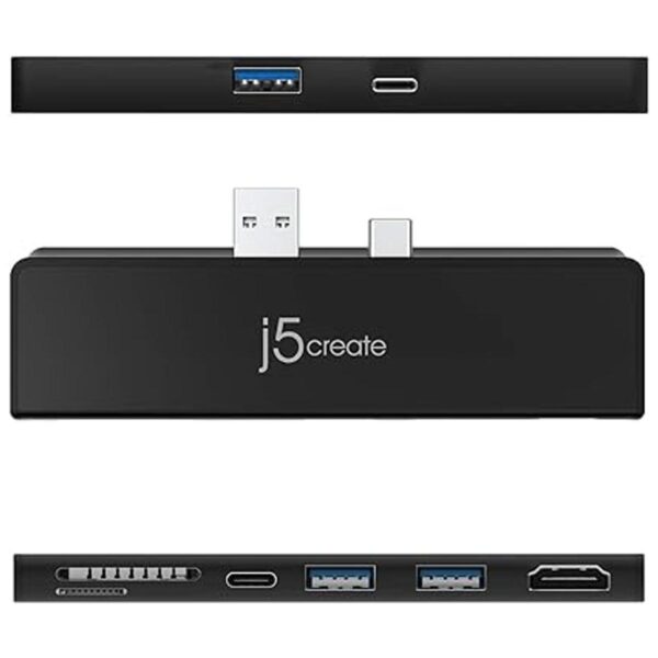j5create ULTRADRIVE MINIDOCK para Surface Pro 7 Negro_2