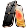 Teageo Funda compatible con iPhone 12 para mujeres y_1