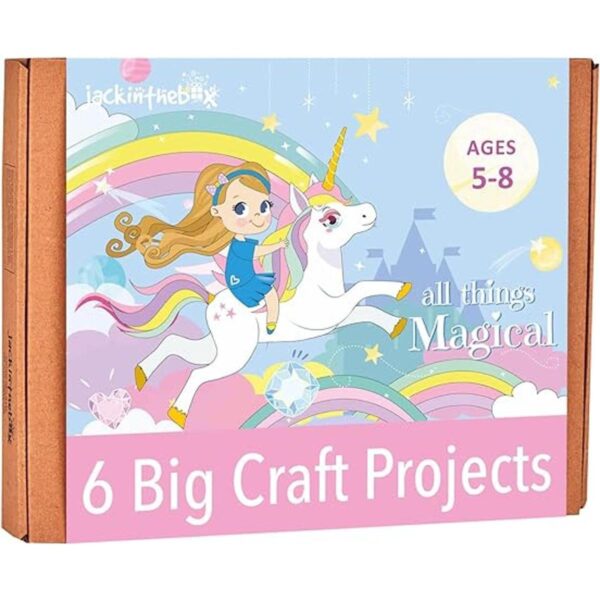 jackinthebox Artesanía de unicornio para niños de 4 a 8_1