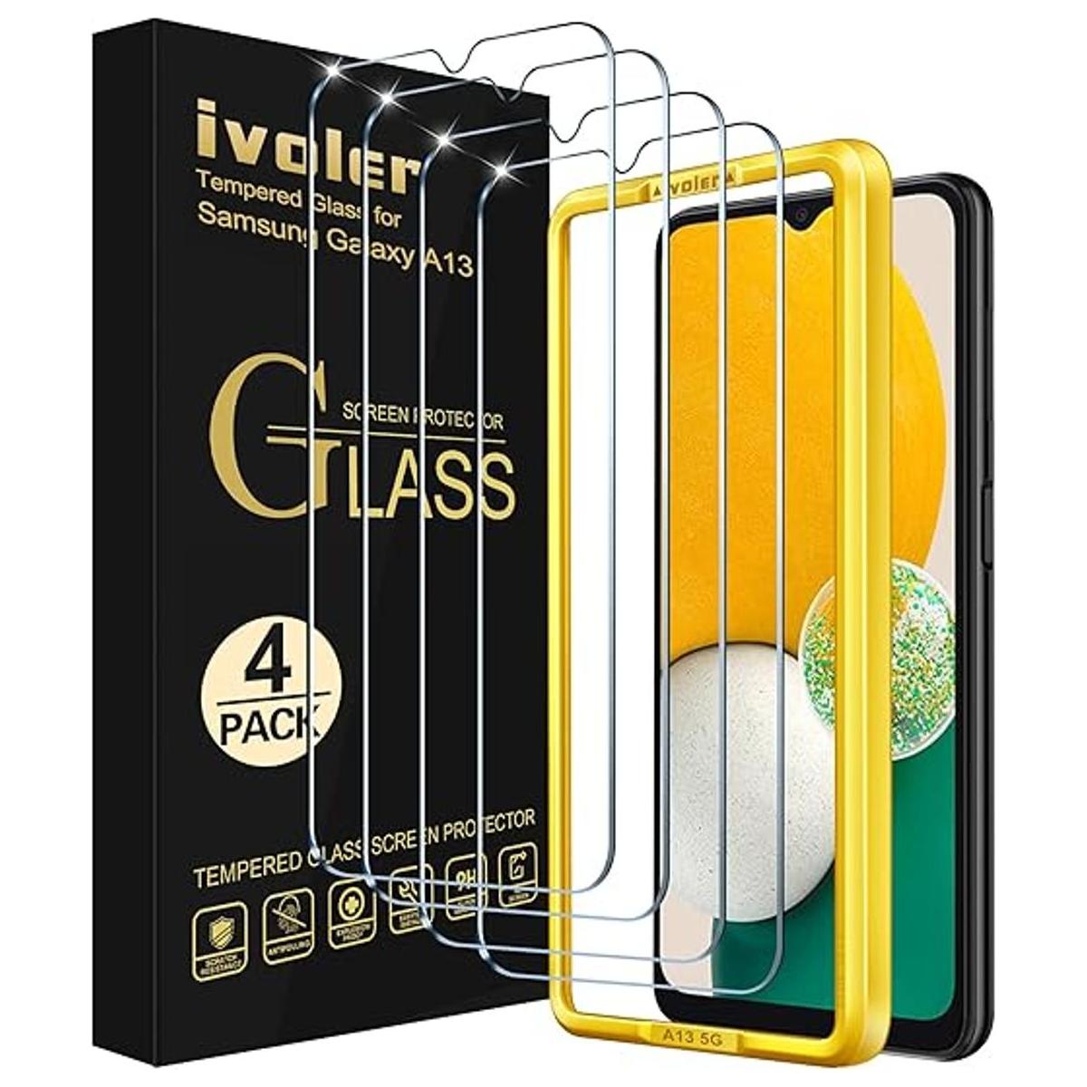 Paquete de 4 iVoler Protector de pantalla de vidrio