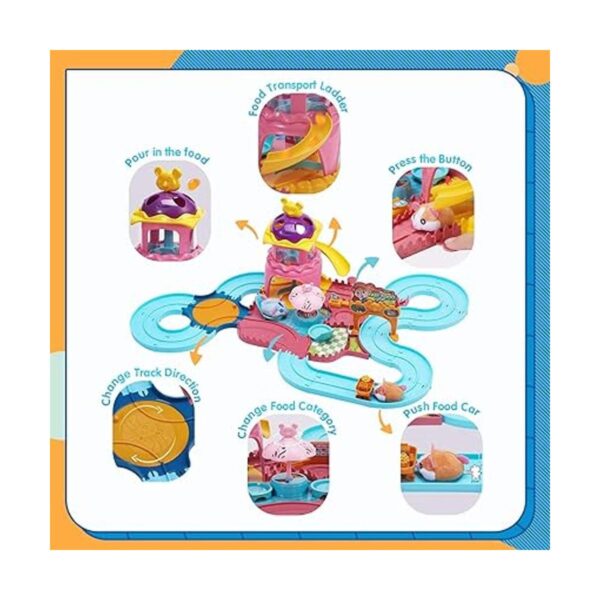 Juego de juguetes de hámster para niños niñas pequeñas_6