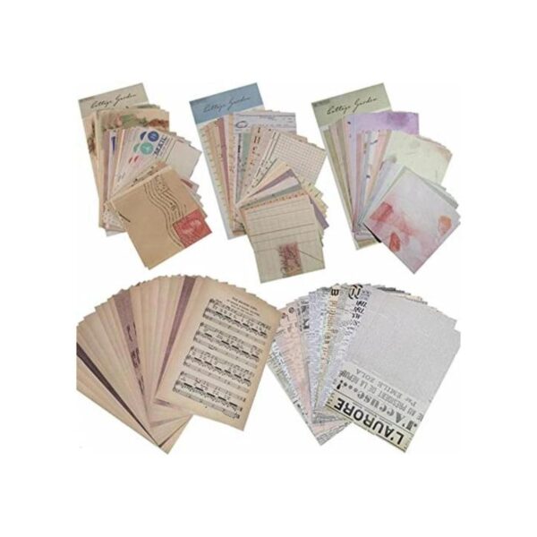 240 piezas 5 juegos vintage álbum de recortes de papel de