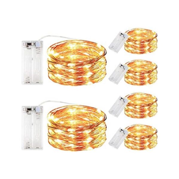innotree Paquete de 6 luces LED de hadas que funcionan con_1