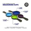 Vasos medidores plegables y cucharas medidoras Silicona