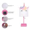 Inno Casa Lámpara de mesa con diseño de unicornio para_3