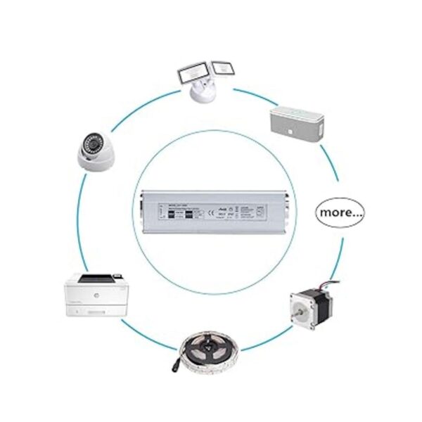 inShareplus Fuente de alimentación LED 24 V 150 W IP67_3