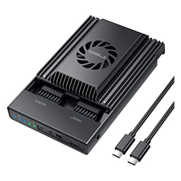 ineo DualBay NVMe estación de acoplamiento USB C a NVME_1