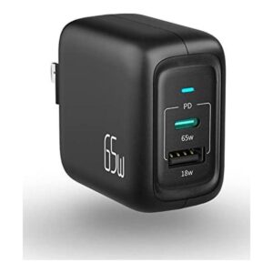 Cargador USB C imuto 65W de doble puerto GaN para laptop_1