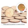 50 rebanadas de madera sin terminar de 2.4 a 2.8 pulgadas_5