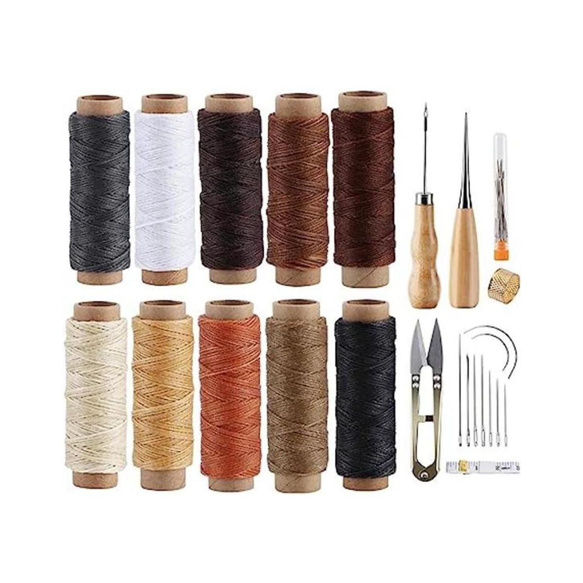 Kit de costura de cuero ilauke 31 piezas de cuero