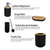 Ikaufen Juego de 6 accesorios de baño kit de conjunto de_5