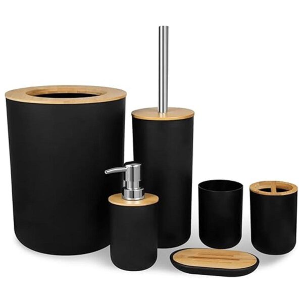 Ikaufen Juego de 6 accesorios de baño kit de conjunto de_1